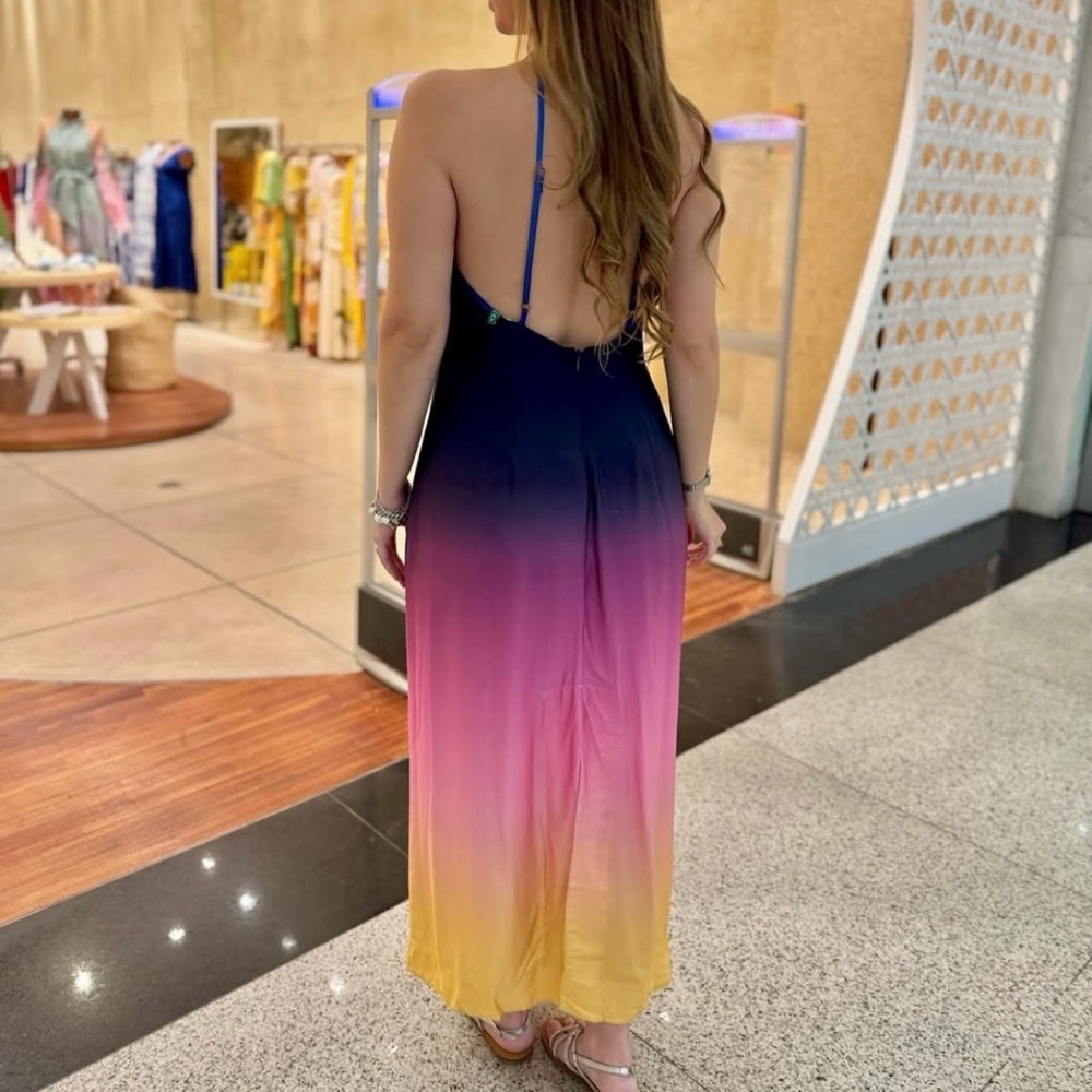 FARM Rio Ombre Long Dress Size M - Picture 2 of 12